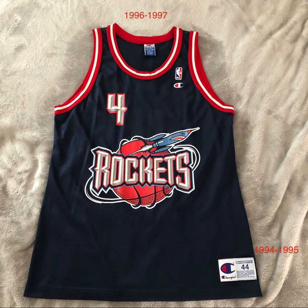 VTG Champion 90s HOU Rockets #4 Charles Barkley